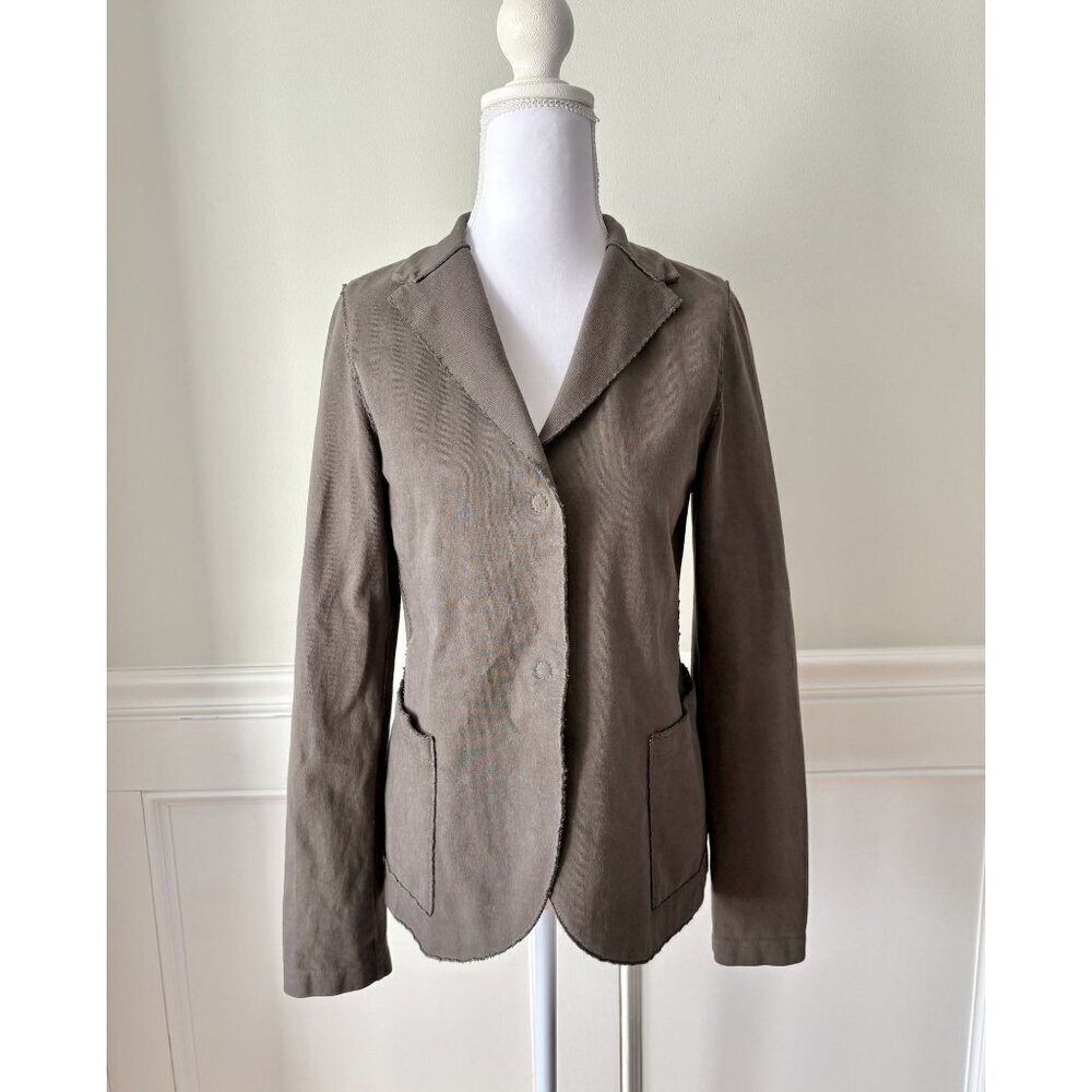 Harris Wharf London Made in Italy Cotton Stretch Blazer 42 6